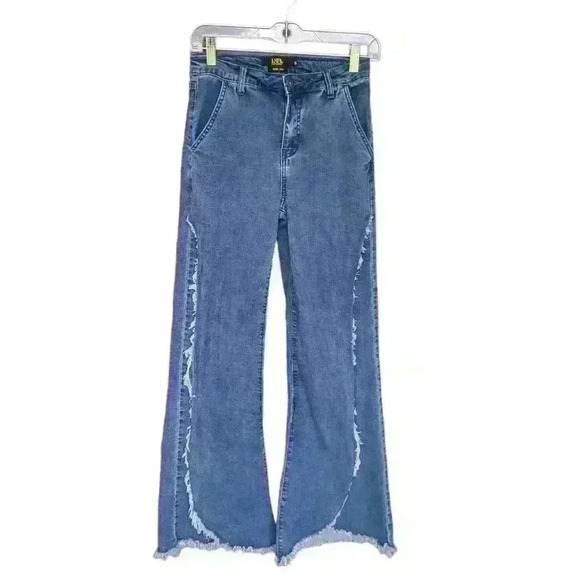 Lucky & Blessed Wide Leg Jeans - Picture 1 of 7